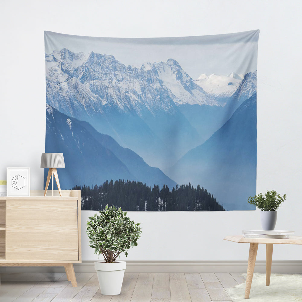 Landscape Decoration Tapestry Waves Boat Nature Landscape Tapestry Wall Hanging Dorm Decor Living Room Bedroom Decoration