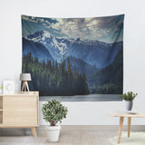 Landscape Decoration Tapestry Waves Boat Nature Landscape Tapestry Wall Hanging Dorm Decor Living Room Bedroom Decoration