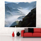 Landscape Decoration Tapestry Waves Boat Nature Landscape Tapestry Wall Hanging Dorm Decor Living Room Bedroom Decoration