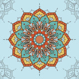 Mandala Tapestry Bohemian Tapestry for Bedroom Boho Indie Hippie Tapestries Aesthetic Vintage Wall Tapestry for Women Men Teenage Girl, Aqua Blue Tapestry