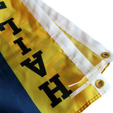 Michigan Team University Wolverines Hail to the Victors 100% Polyester Digital Printing 3x5ft Banner with Brass Grommets