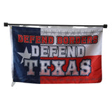 Defend Texas flag Polyester Digital Printing 3x5ft Outdoor Banner with Brass Grommets