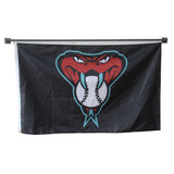 Arizona Diamondbacks flag Polyester Digital Printing 3x5ft Outdoor Banner with Brass Grommets