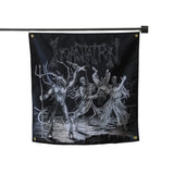 Incantation - Blasphemous Cremation flag 100% 4×4ft Polyester Digital Printing  Outdoor Banner