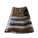 Go Saints flag Polyester Digital Printing 3x5ft Outdoor Banner with Brass Grommets