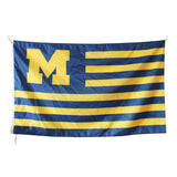 Michigan Wolverines 100% Polyester Digital Printing 3x5ft Outdoor Banner with Brass Grommets