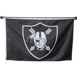 Raiders flag Polyester Digital Printing 3x5ft Outdoor Banner with Brass Grommets