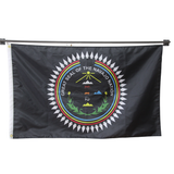 Great Seal Of The Navajo Nation flag Polyester Digital Printing 3x5ft Outdoor Banner with Brass Grommets