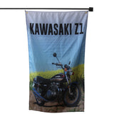 KWASAKI Z1 flag Polyester Digital Printing 3x5ft Outdoor Banner with Brass Grommets