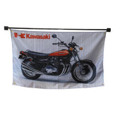 Kawasaki flag Polyester Digital Printing 3x5ft Outdoor Banner with Brass Grommets