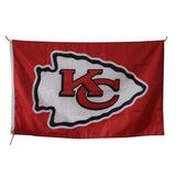 Customized Design 3x5 ft USA NFL Kansas City Chiefs  More Football Rugby All Teams Flag Polyester Flag with Brass Grommets