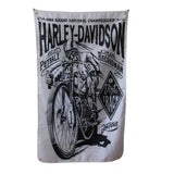 Tatouages harley davidson flag Polyester Digital Printing 3x5ft Outdoor Banner with Brass Grommets