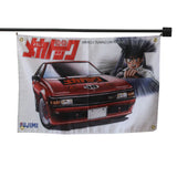 Toyota AE86 flag Polyester Digital Printing 3x5ft Outdoor Banner with Brass Grommets