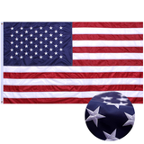 American Flags 3x5 ft Outdoor,Sewn Stripes Embroidered Stars and Brass Grommets