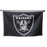 Raiders flag Polyester Digital Printing 3x5ft Outdoor Banner with Brass Grommets