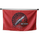 Harley-Davidson flag Polyester Digital Printing 3x5ft Outdoor Banner with Brass Grommets