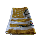 Steel Curtain flag Polyester Digital Printing 3x5ft Outdoor Banner with Brass Grommets