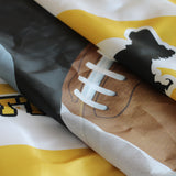 Steel Curtain flag Polyester Digital Printing 3x5ft Outdoor Banner with Brass Grommets