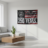 3x5FT 250 Years of Freedom Flag, 1776-2026 We The People Banner, 3-Layer Polyester Double Sided 250th Anniversary Patriotic Decor