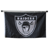 Raiders flag Polyester Digital Printing 3x5ft Outdoor Banner with Brass Grommets