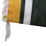 Green Bay Packers Flag 100% Polyester Digital Printing 3x5ft NFL Flag Outdoor Banner with Brass Grommets