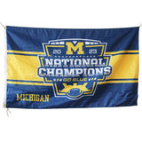 National Champions flag Polyester Digital Printing 3x5ft Outdoor Banner with Brass Grommets