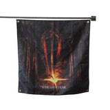 WISE MANS FEAR Flag 100% Polyester Digital Printing 3x5ft Pirate Flag Outdoor Banner with Brass Grommets