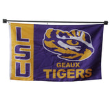 LSU GEAUX TIGERS flag Polyester Digital Printing 3x5ft Outdoor Banner with Brass Grommets