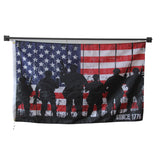 Army Navy Veterans Since 1776 flag Polyester Digital Printing 3x5ft Outdoor Banner with Brass Grommets