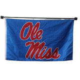 Ole Miss flag Polyester Digital Printing 3x5ft Outdoor Banner with Brass Grommets