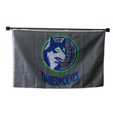 Minnesota Timberwolves flag Polyester Digital Printing 3x5ft Outdoor Banner with Brass Grommets