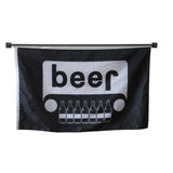 Beer flag Polyester Digital Printing 3x5ft Outdoor Banner with Brass Grommets