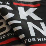 Fuck Biden flag Polyester Digital Printing 3x5ft Outdoor Banner with Brass Grommets