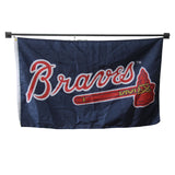 Atlanta Braves flag Polyester Digital Printing 3x5ft Outdoor Banner with Brass Grommets