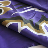 Baltimore Ravens flag Polyester Digital Printing 3x5ft Outdoor Banner with Brass Grommets