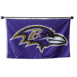 Baltimore Ravens flag Polyester Digital Printing 3x5ft Outdoor Banner with Brass Grommets