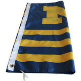 Michigan Wolverines 100% Polyester Digital Printing 3x5ft Outdoor Banner with Brass Grommets