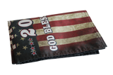 trump 2024 God Bless America flag Polyester Digital Printing 3x5ft Outdoor Banner with Brass Grommets