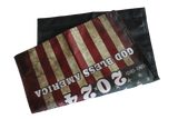 trump 2024 God Bless America flag Polyester Digital Printing 3x5ft Outdoor Banner with Brass Grommets