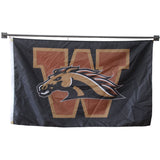 Western Michigan Broncos flag Polyester Digital Printing 3x5ft Outdoor Banner with Brass Grommets