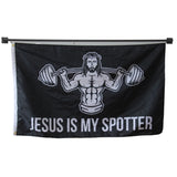 Jesus is my Spotter flag Polyester Digital Printing 3x5ft Outdoor Banner with Brass Grommets