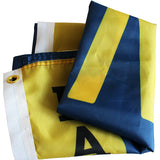 Michigan Team University Wolverines Hail to the Victors 100% Polyester Digital Printing 3x5ft Banner with Brass Grommets