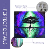Sinonarui Forest Tapestry Psychedelic Tree Tapestry for Bedroom Aesthetic NatureTapestry Tree Starry Tapestry Wall Hanging for Room Decor, for Women Men Boys, Ethereal Tree Tapestry
