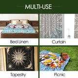 Palm Tree Tapestry for Bedroom Aesthetic Forest Tapestry Natural Coconut Palm Ethnic Nature Tapestry Wall Hanging for Room Decor, for Women Men Boys, Palm Leaves Tapestry
