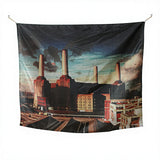 Classic Rock Album Art Flag Pink Floyd Animals Design with Brass Grommets for Music Studio Bar