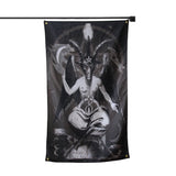 BAPHOMET Pagan Witchcraft Gothic flag Polyester Digital Printing 3x5ft Outdoor Banner with Brass Grommets