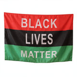 3x5ft Black Lives Matter Pan-African Flag, Red Black Green Polyester Banner with Brass Grommets, Equality Theme Decor for Home & Events