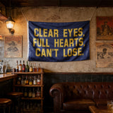 Clear Eyes Full Hearts Can't Lose Flag 3x5ft, Durable Polyester Friday Night Lights Banner, Ideal for Dorms, Gyms & Fan Caves, Custom Sizes Available