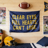Clear Eyes Full Hearts Can't Lose Flag 3x5ft, Durable Polyester Friday Night Lights Banner, Ideal for Dorms, Gyms & Fan Caves, Custom Sizes Available