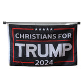 Christians For Trump flag Polyester Digital Printing 3x5ft Outdoor Banner with Brass Grommets